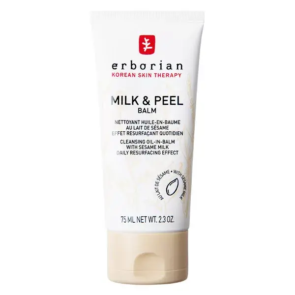 Erborian Milk & Peel Balm Óleo de Limpeza em Bálsamo Leite de Sésamo 75ml