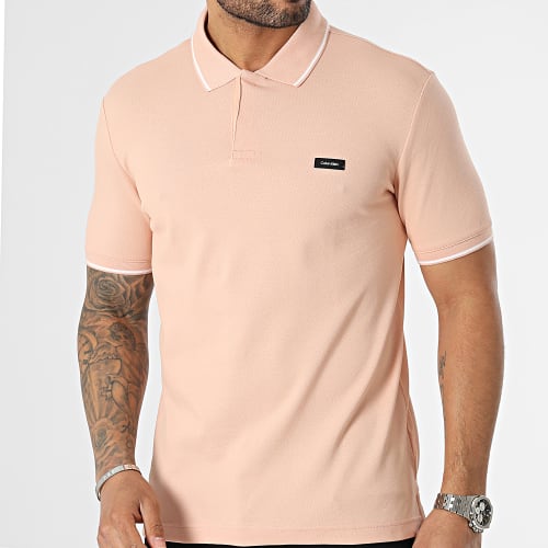 Polo Manches Courtes Stretch Piqué 0596 Saumon