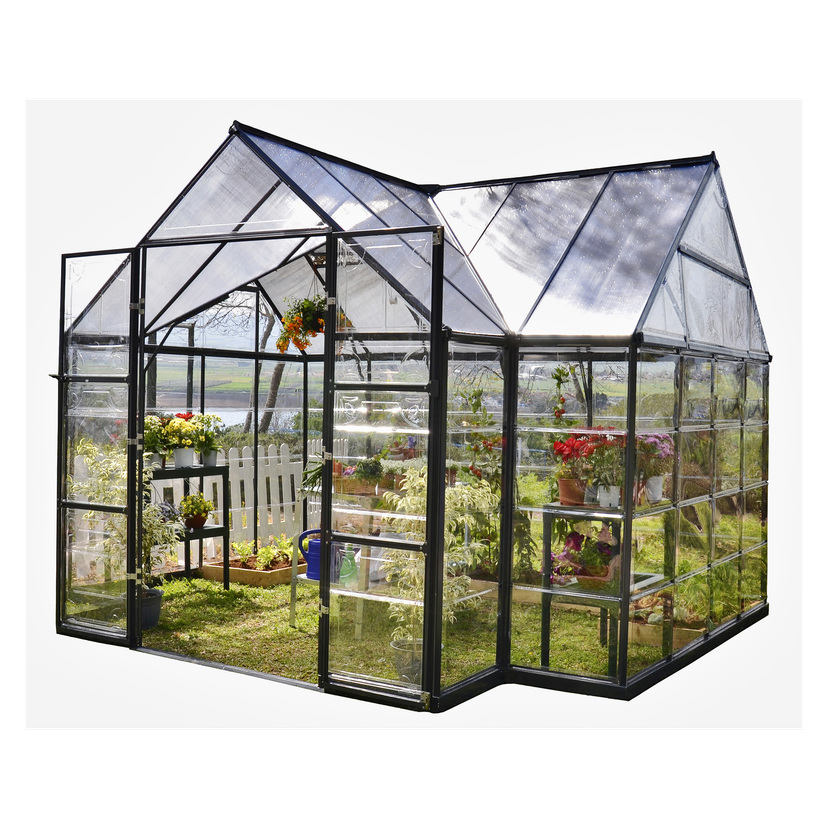 Drivhus 11,16 m² 305x366x269 cm