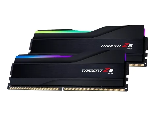 G.Skill Trident Z5 RGB - DDR5 - sæt - 48 GB: 2 x 24 GB - DIMM 288-PIN - 8400 MHz / PC5-67200 - CL40 - 1.4 V - ikke bufferet - on-die ECC - mat sort