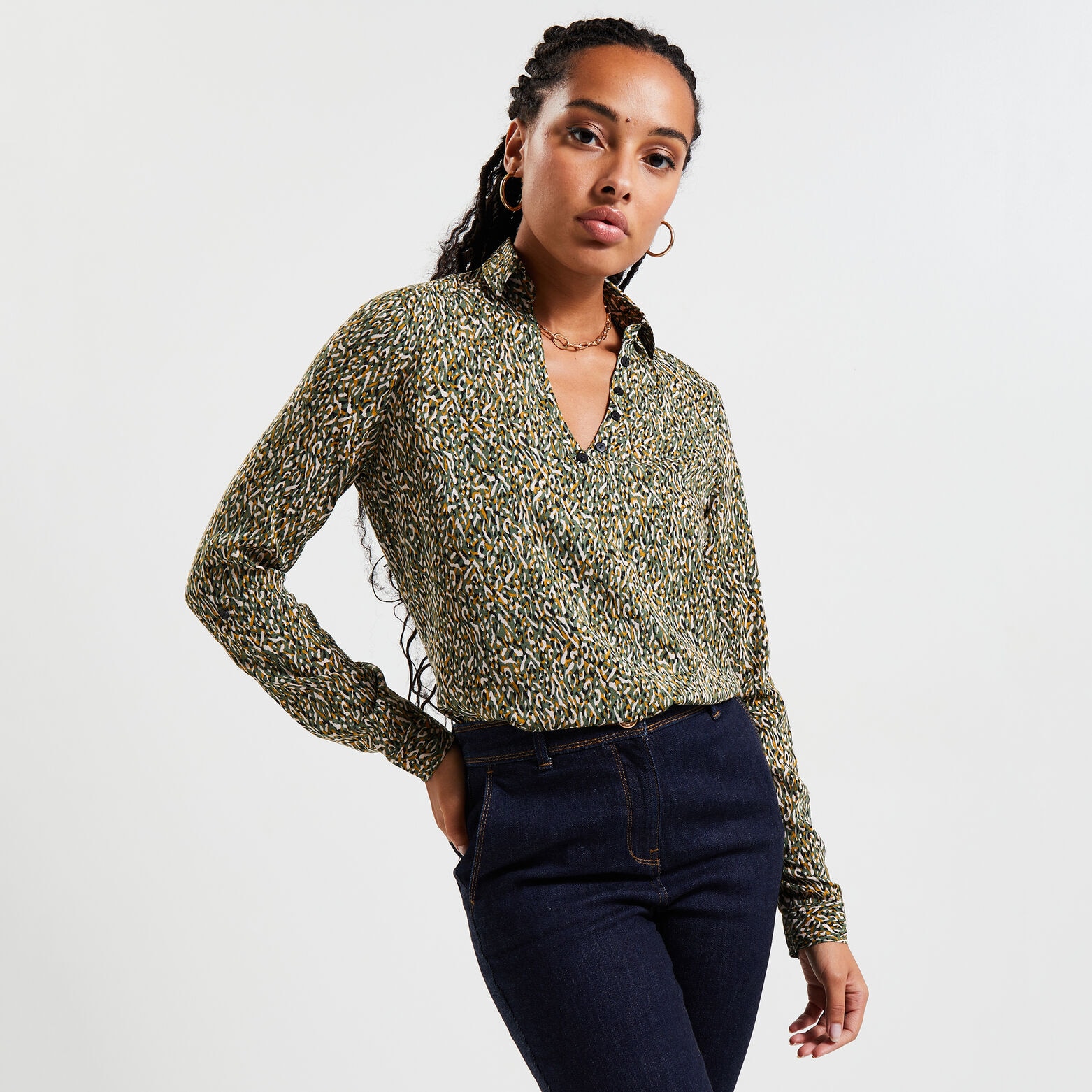 Blouse imprimée femme
