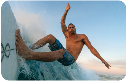 Surfboard-Kamerahalterungen(2 wasserdichte Klebehalterungen für SUPs, Kajaks + Boote)