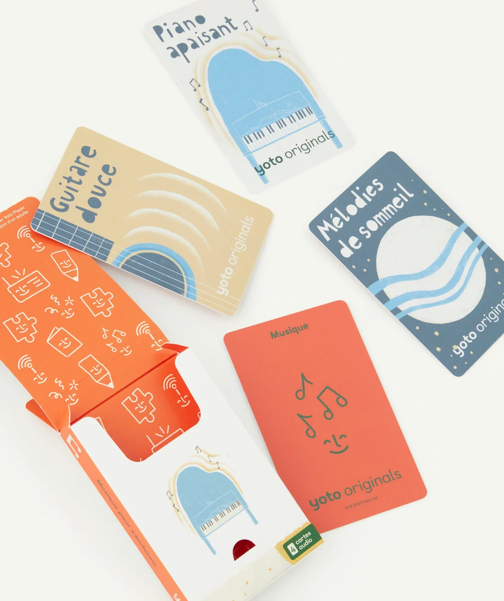 YOTOPACK DE 4 CARTES AUDIO MUSIQUE POUR S'ENDORMIR