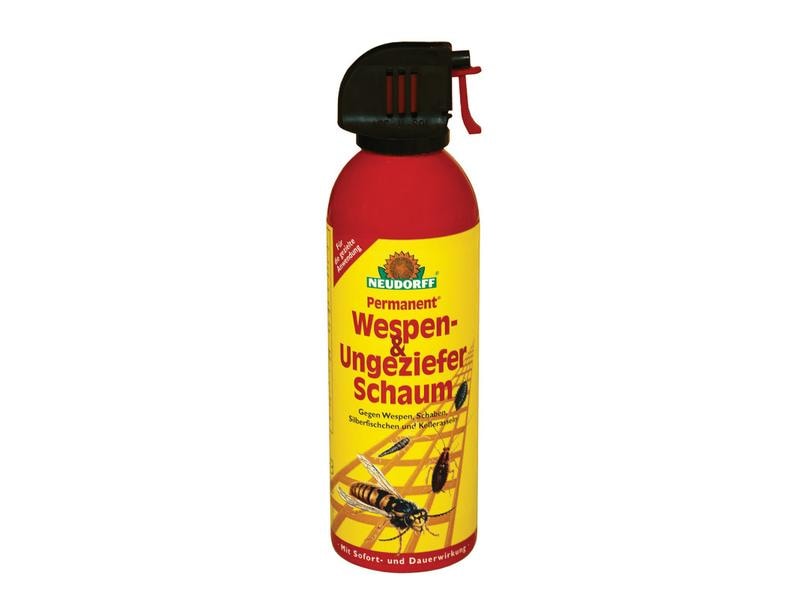 Neudorff Permanent Wespen- u. Ungeziefer Schaum, 300 ml Anwendungsfertiger Schaum mit natürlichem Wirkstoff