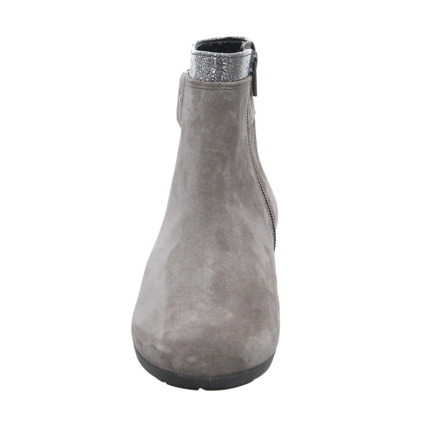 GABOR Stiefelette Taupe Leder