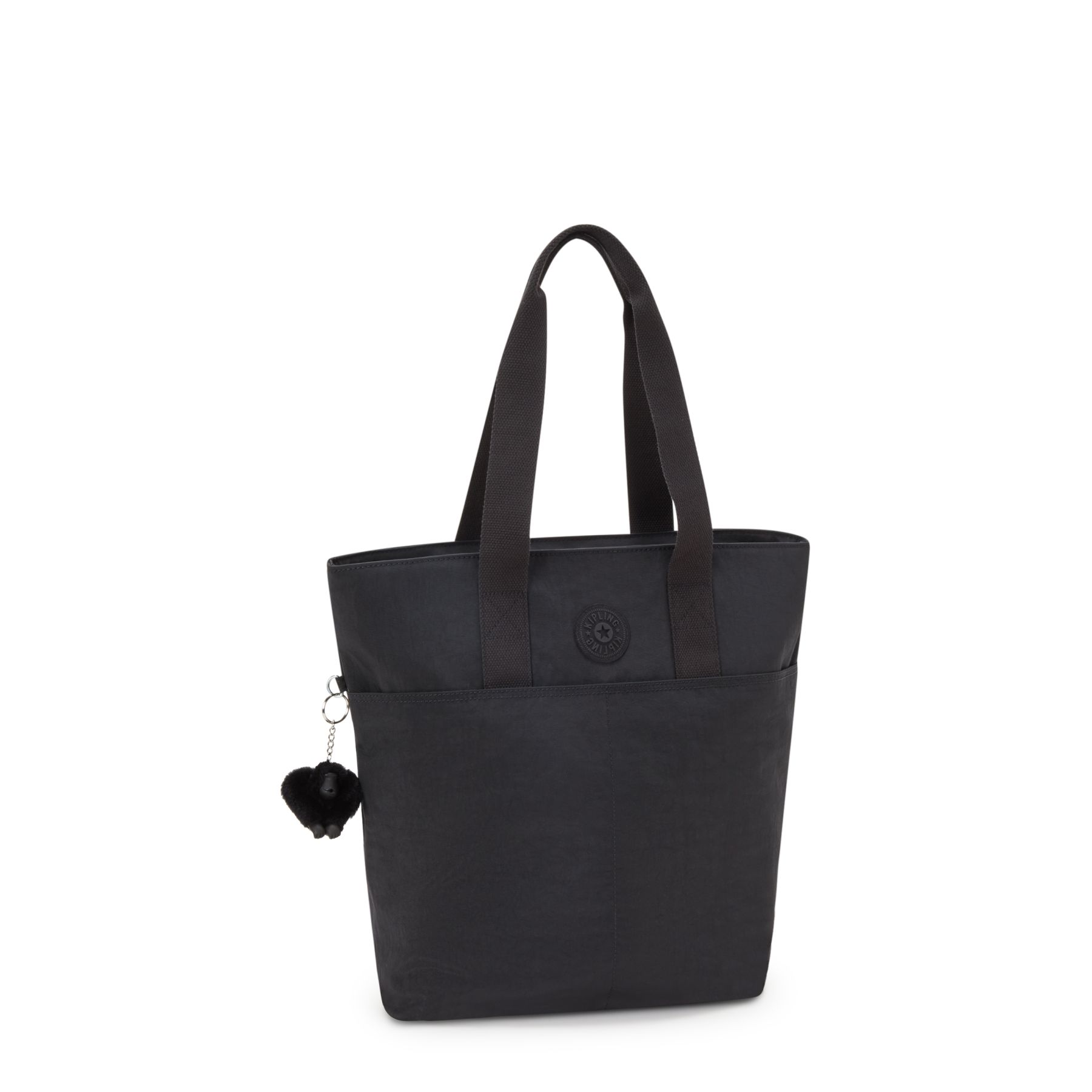 HANIFA Grand Fourre-Tout avec Compartiment pour Ordinateur - Black Noir