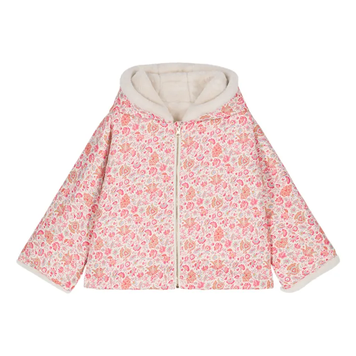 Louise Misha Manteau Réversible Façon Fourrure Felvet | Rose