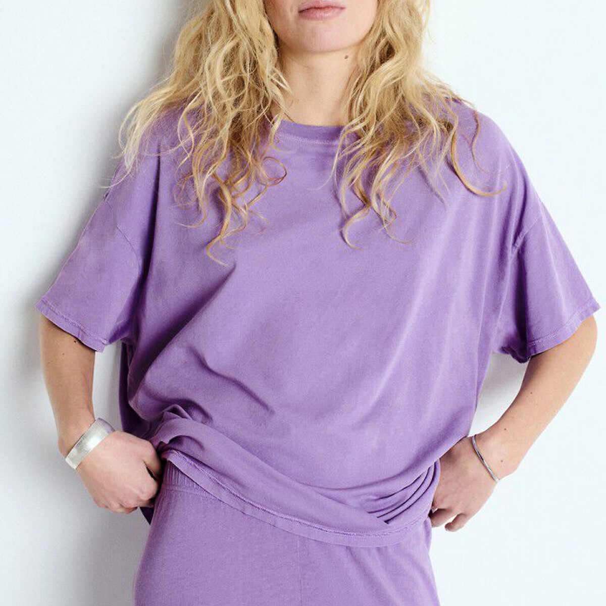 AMERICAN VINTAGE<br>Camiseta de manga curta com decote canoa PYMAZ