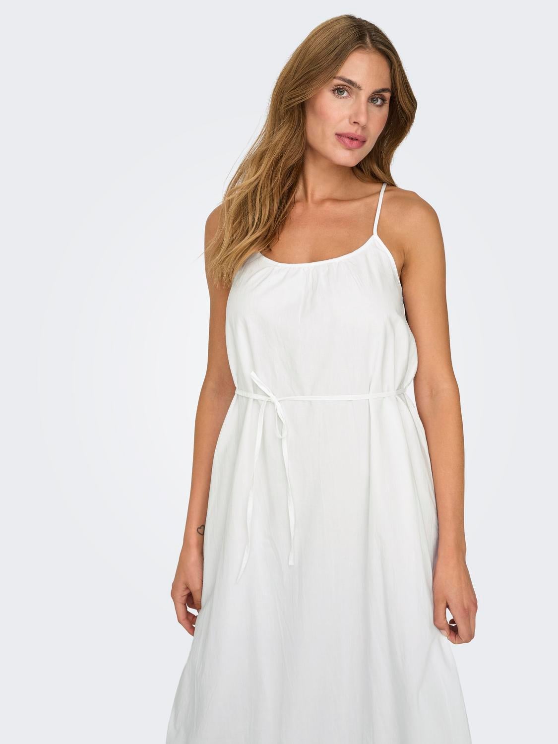 ONLLOU Midikleid Bright White