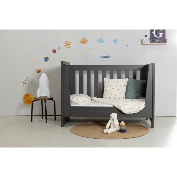 Interbaby Meegroeibed 60 x 120 Incl. Bedbankzijde en 1 Persoons Zijdes Austin