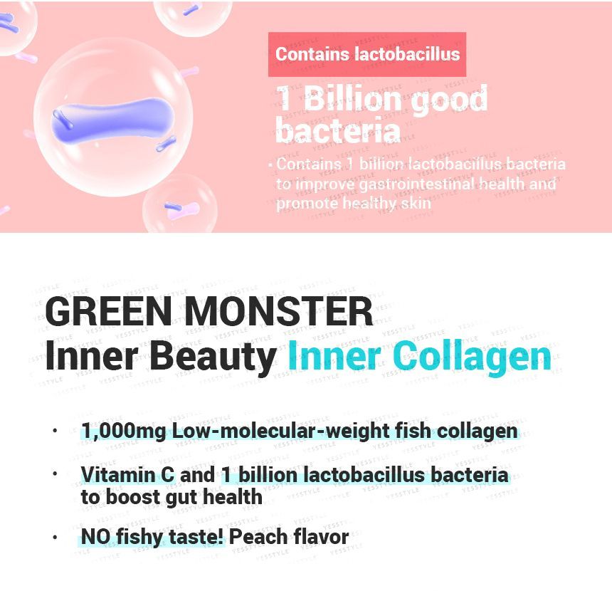 GREEN MONSTER - Innerlijke Schoonheid Innerlijk Collageen