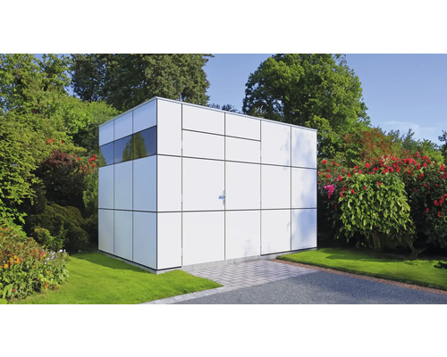 Bertilo Design HPL 2 tuinhuis, 345 x 236 cm, antracietwit