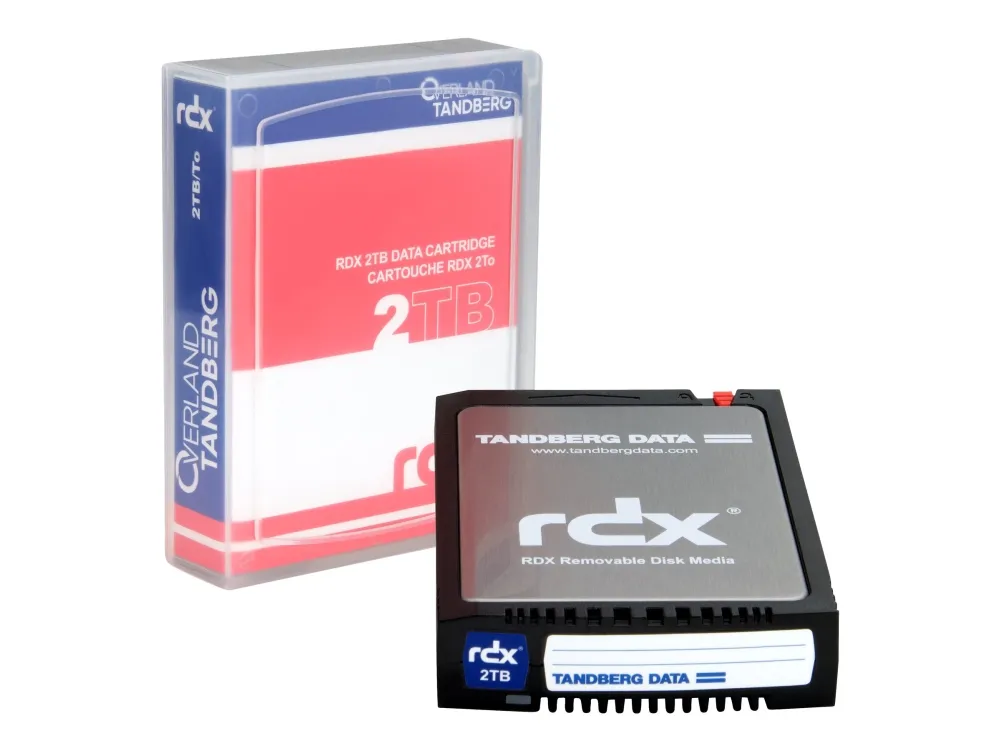 Overland-Tandberg 8731-RDX, RDX-patron, RDX, 2 TB, Sort, RDX QuikStor, 150 MB/s