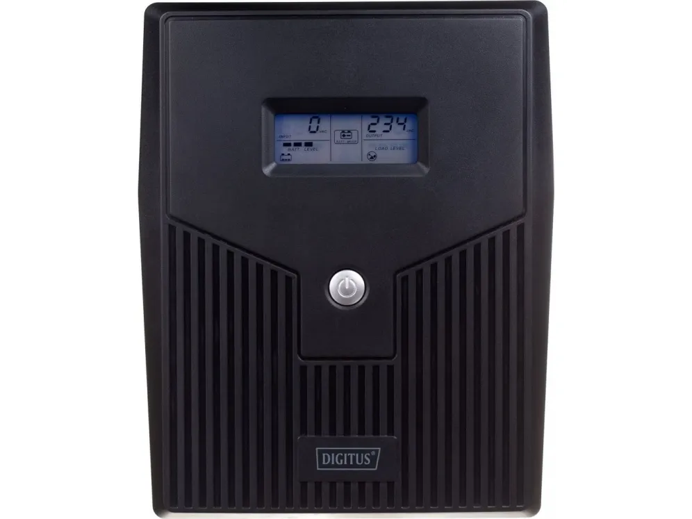 DIGITUS Professional DN-170075 - UPS - AC 230 V - 900 Watt - 1500 VA - 9 At - USB, RS-232 - output-stikforbindelser: 4