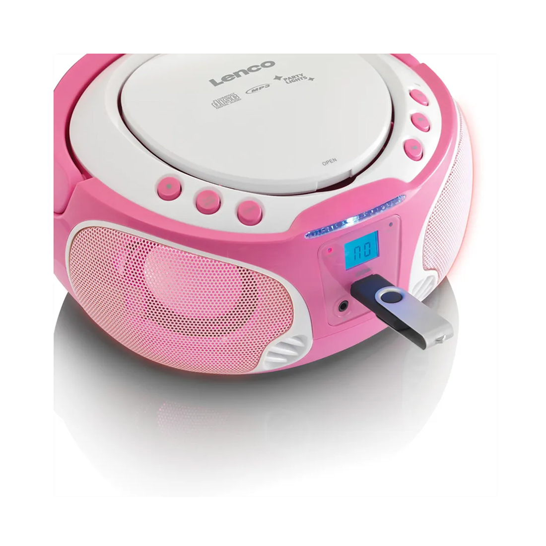 Lenco CD-Player SCD-650 pink