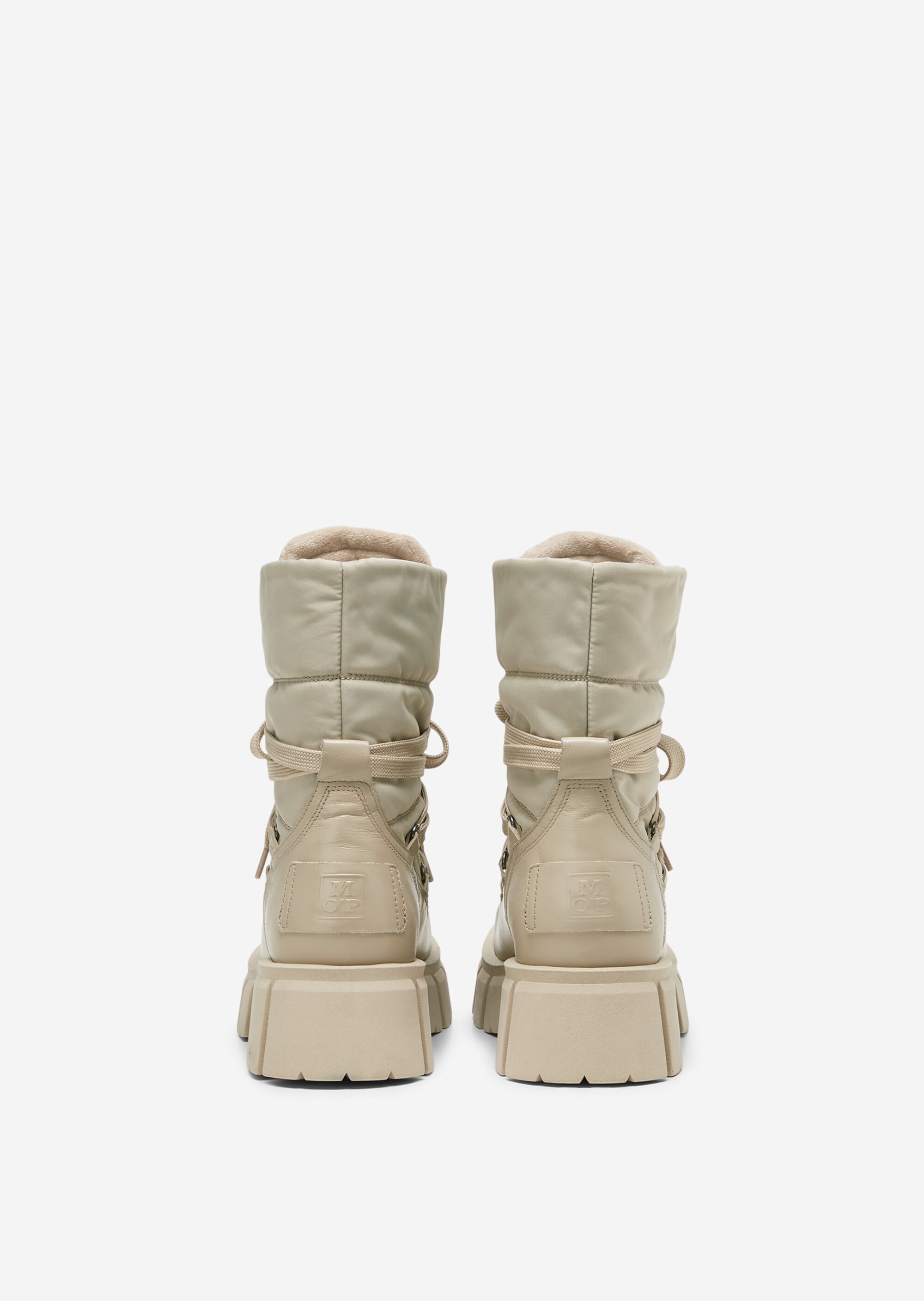 Zipper-Stiefel mit flauschigem Warmfutter