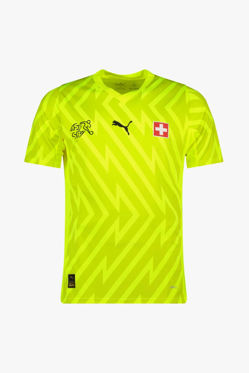 Puma Schweiz Replica Herren Torwarttrikot EM 2024 gelb