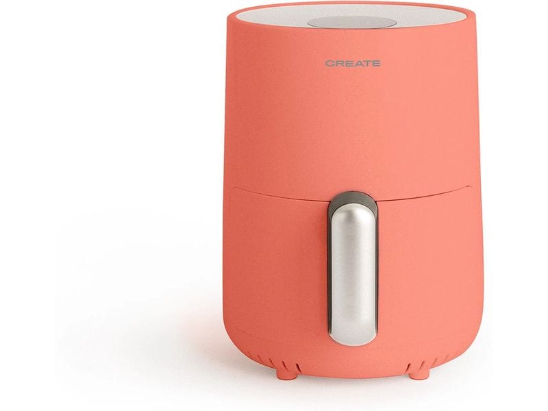 Create Heissluft-Fritteuse Air Fryer Terrakotta 1.5 l Kompakter Air Fryer für fettarmes Frittieren und Backen