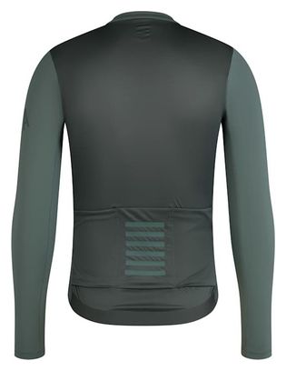 Maillot manches longues Rapha Pro Team Lightweight Gris/Vert Homme