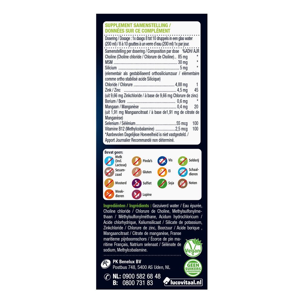 Lucovitaal Silicium Druppels 30 ml