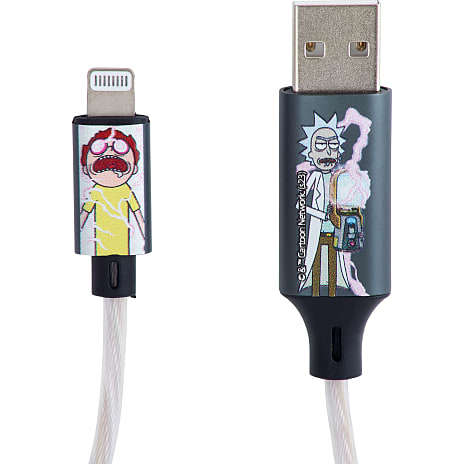 USB A-MFI stik 1,2 meter - Rick & Morty
