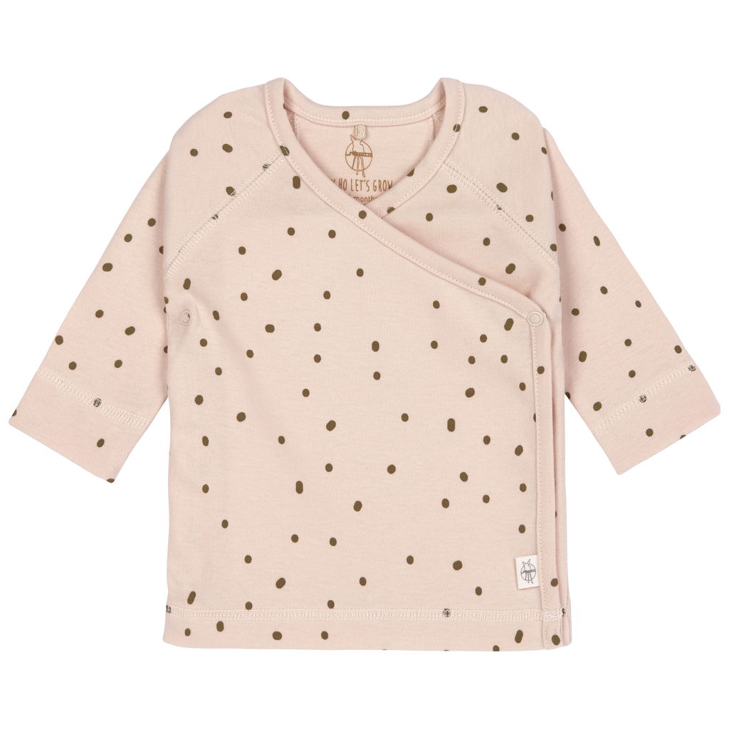 LässigLässig   Kimono Shirt GOTS Dots powder pink 62/68