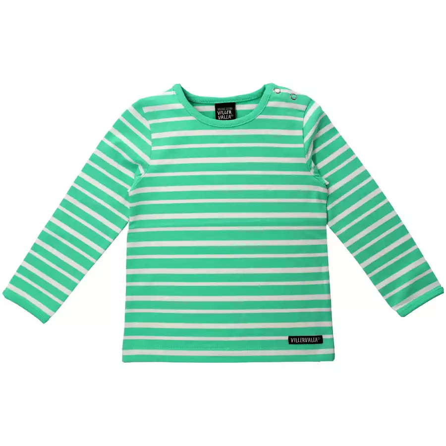 Villervalla Shirt Langarm Stripes kaktus