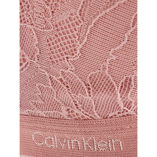 Calvin Klein Lightly Lined Triangle BH, Red Grape, L