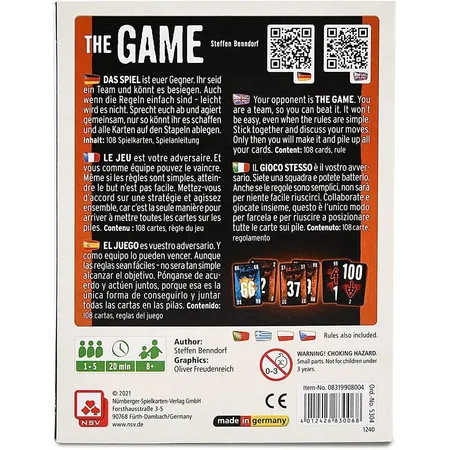Nürnberger Spielkarten The Game - Natureline