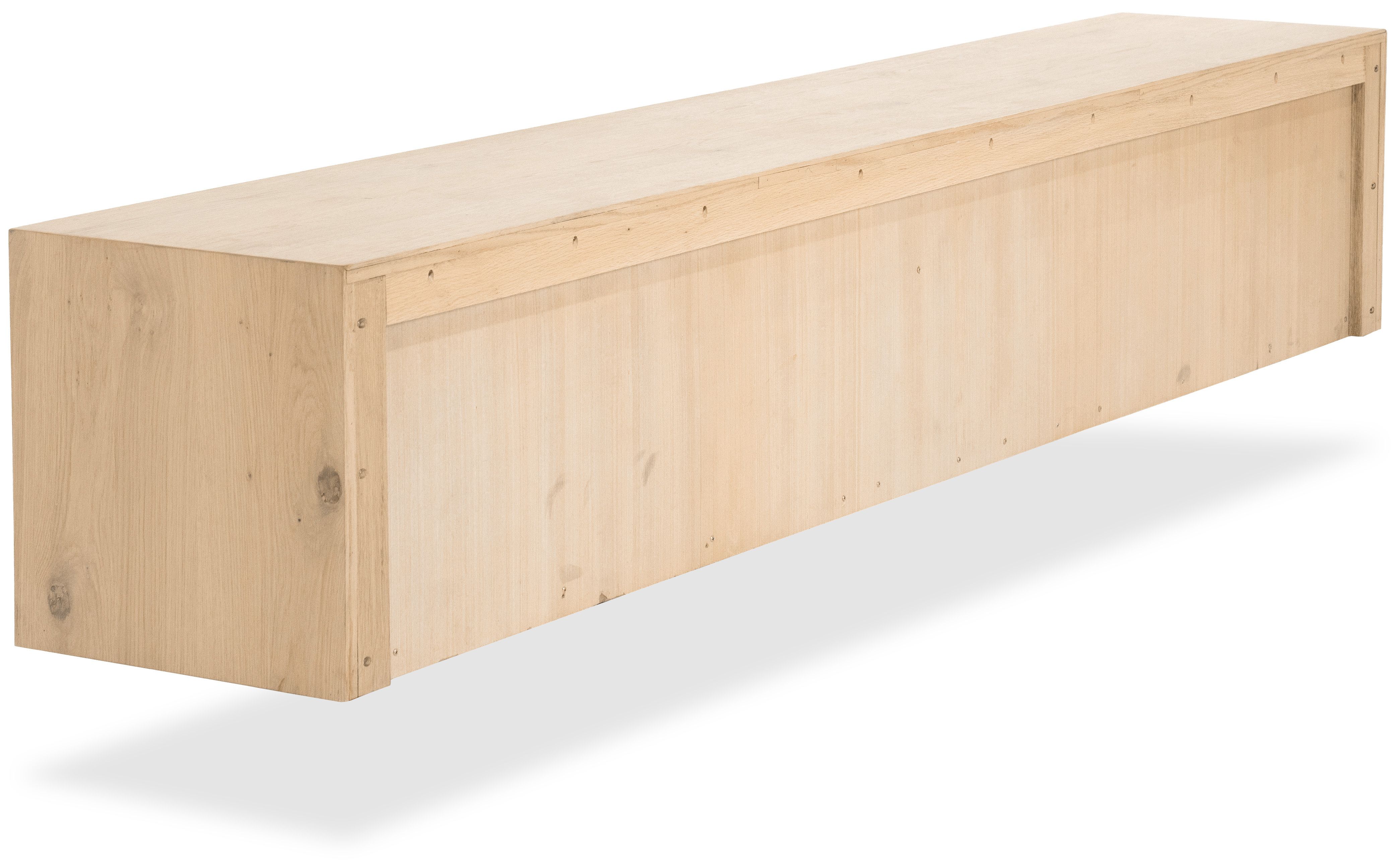 Hangend tv-meubel 96382 naturel Milo B240 x D42 x H43 cm