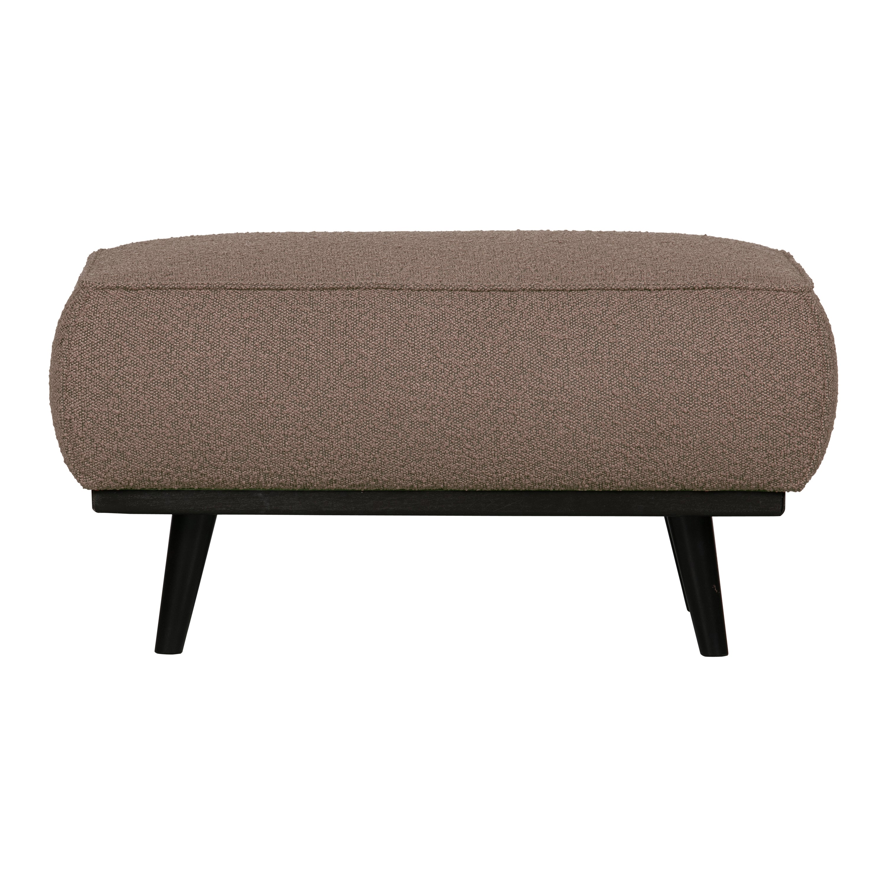WOOOD Statement Hocker - Bouclé Nougat