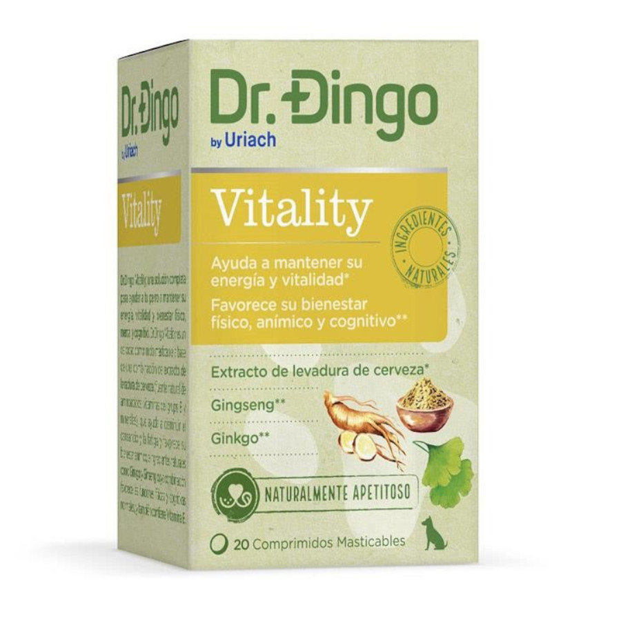 Comprimidos Dr. Dingo Vitality para Cães