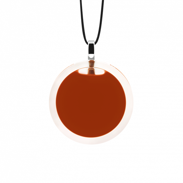 Pendentif en verre soufflé - Cachou Mini Milk
