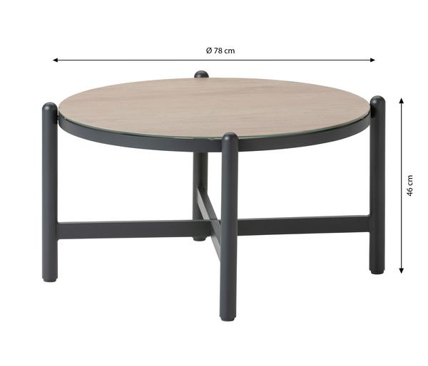 Dehner Tisch St-Etienne, ca. Ø78/H46 cm