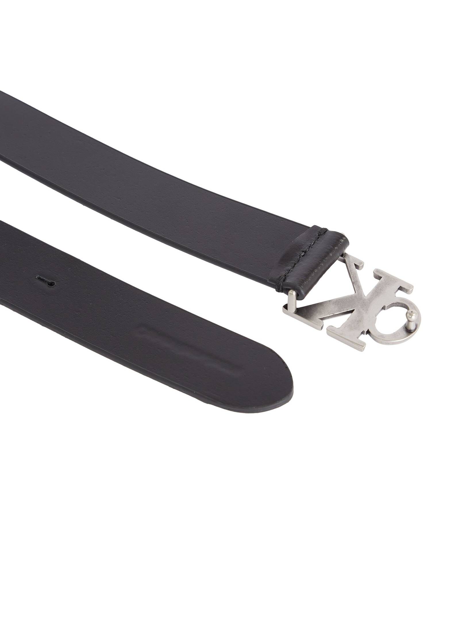 CALVIN KLEIN JEANS| Damen Ledergürtel ROUND MONO