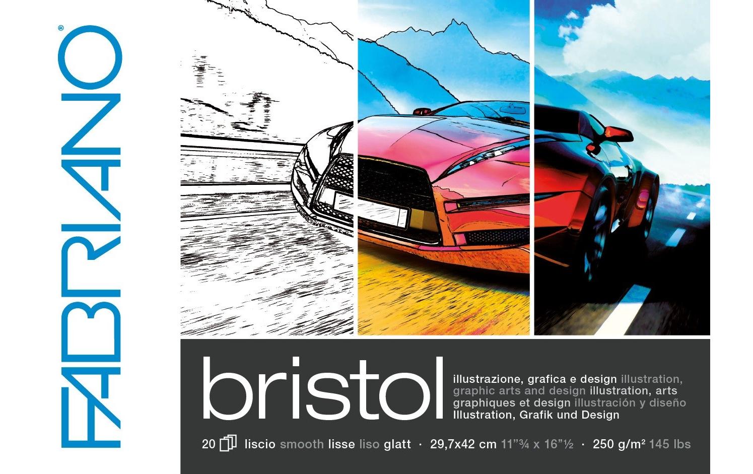 Malblock Bristol A3, 20 BlattPapier für Künstler