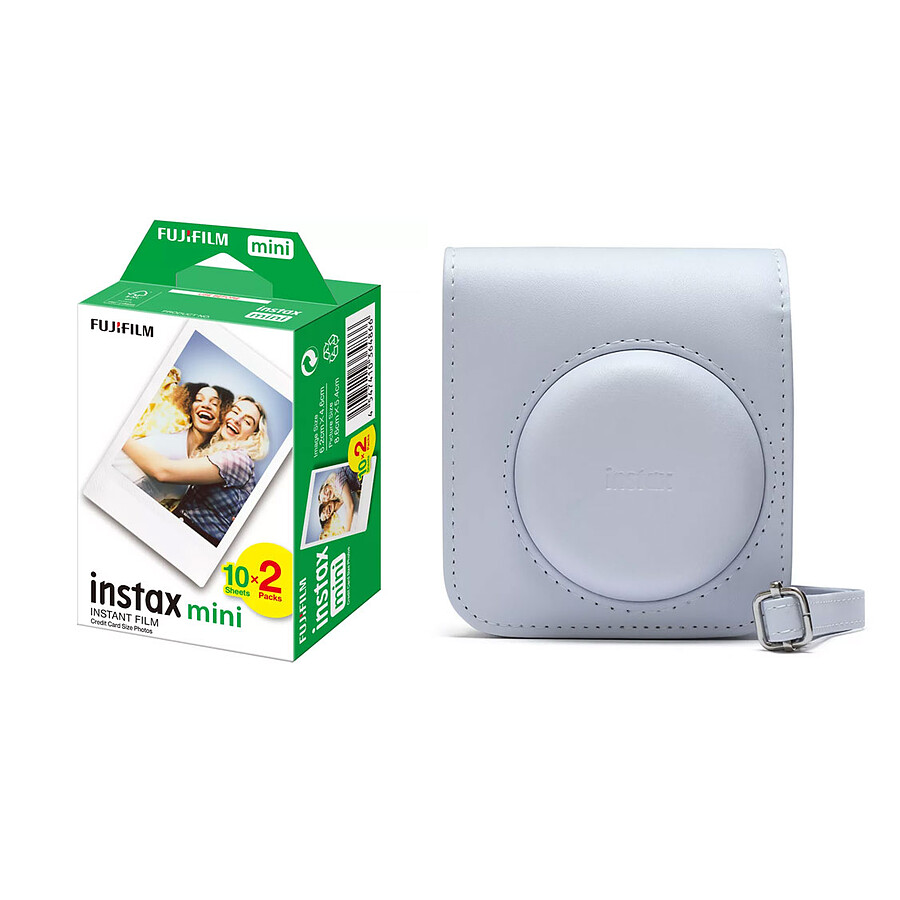 Fujifilm instax mini 12 Blanc - Pack iconique