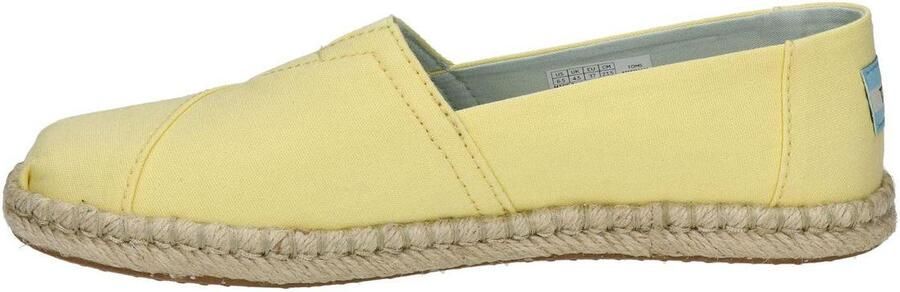 TOMS Alpargata Rope Plant Dye Dames Espadrille Yellow