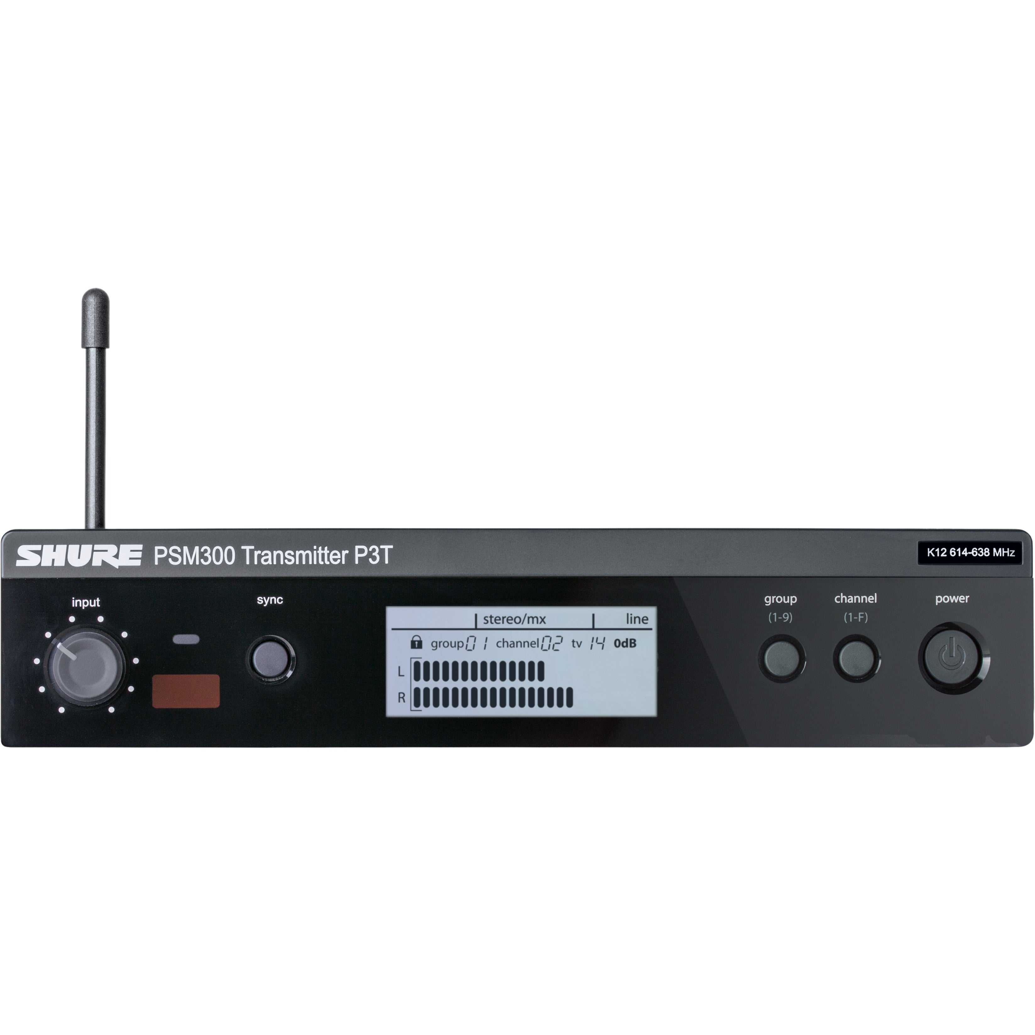 Shure P3T-S8 PSM 300 zender (S8: 823 - 832 MHz)