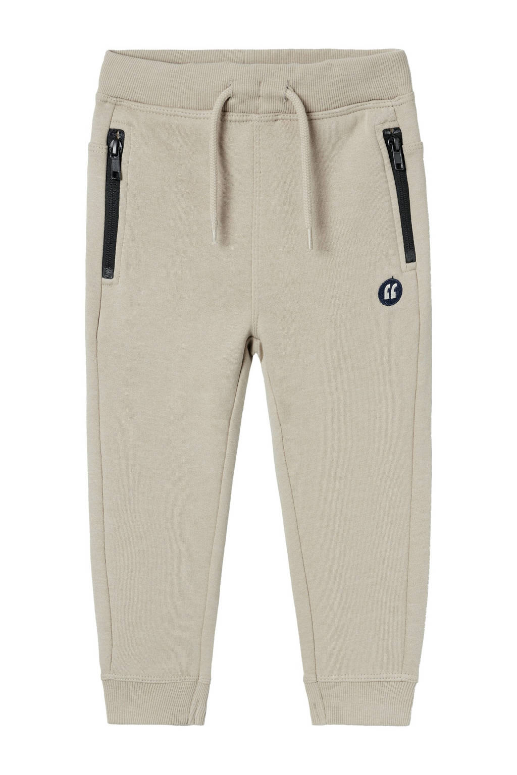 NAME IT slim fit joggingbroek NMMVIMO lichtbruin