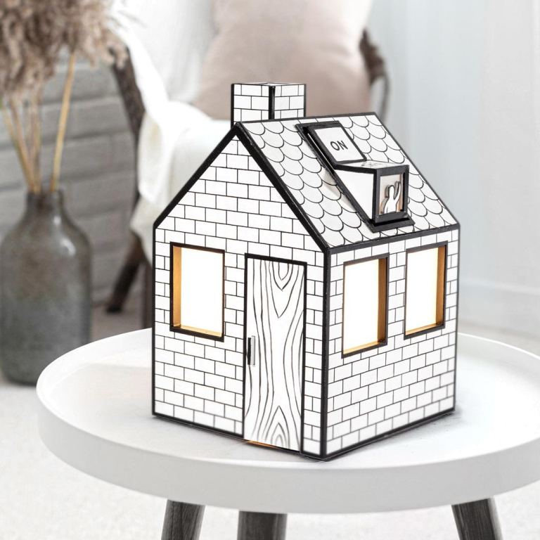 Seletti On-Off tafellamp zwart/wit
