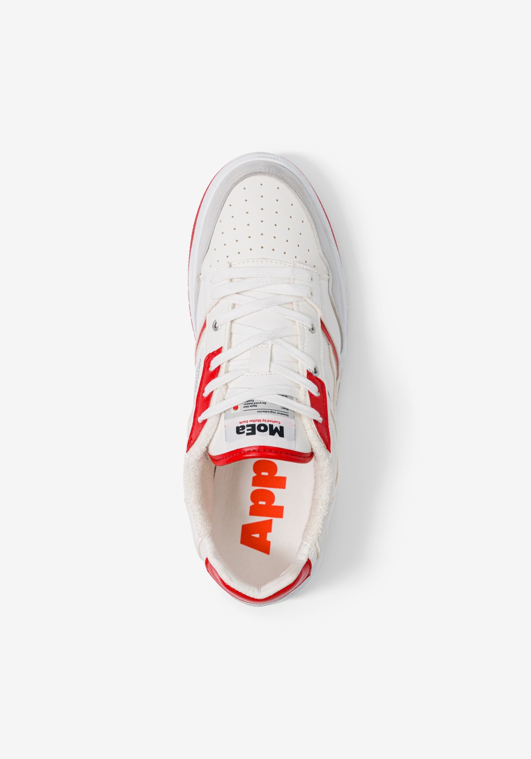 MoEa Gen2 Apple White & Red