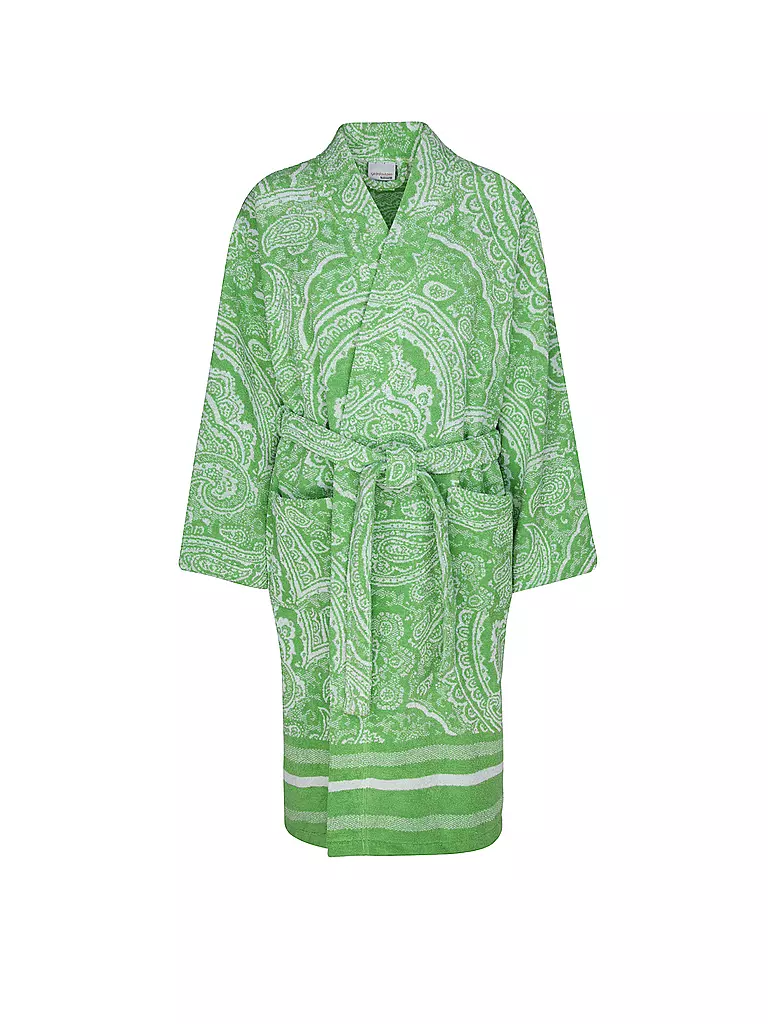 BASSETTI Unisex Bademantel MERGELLINA hellgrün