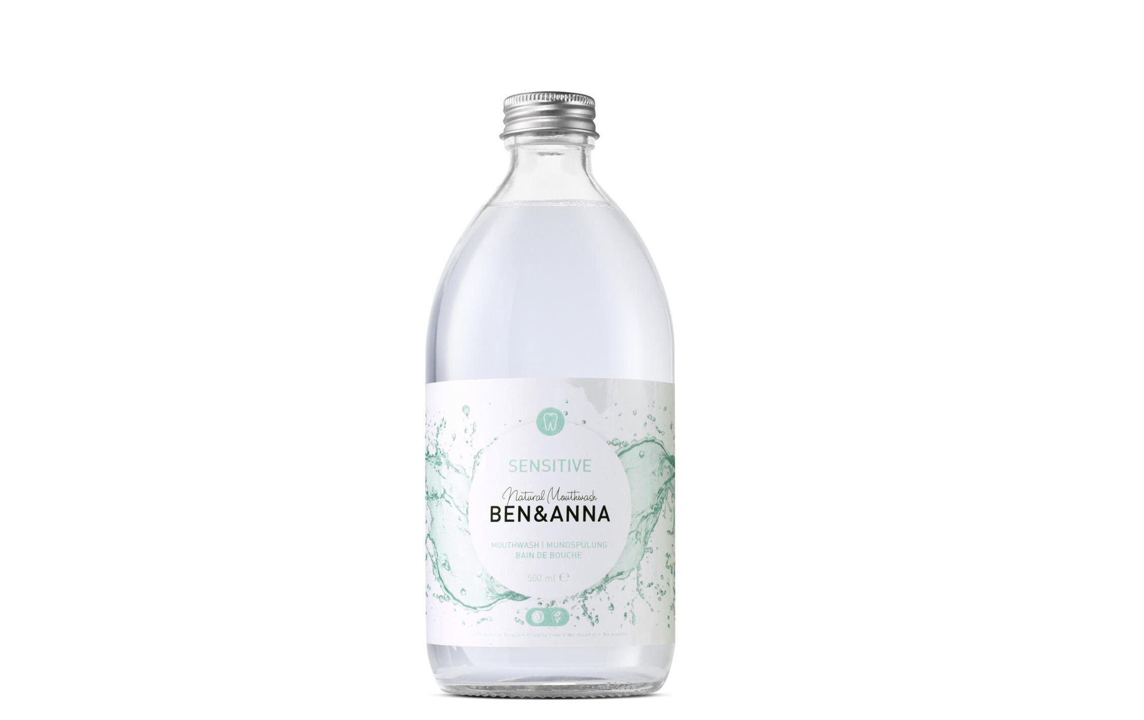 Mundspülung Sensitive 500 mlNatürliche und fluorfreie Mundspülung mit Aloe Vera