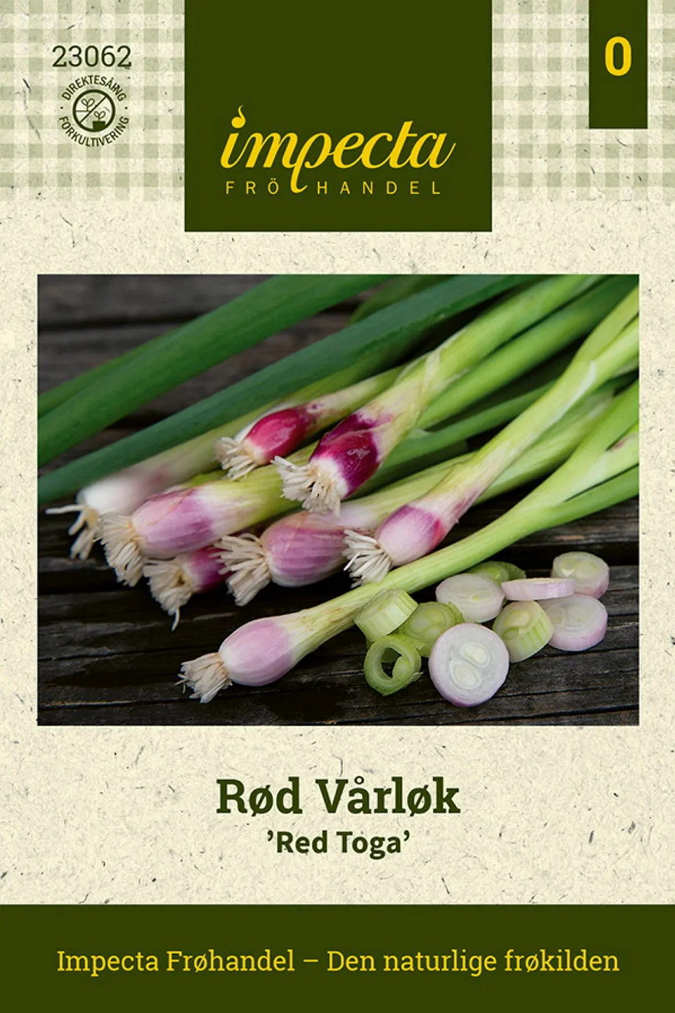 Allium fistulosum 'Red Toga' Rød Vårløk 'Red Toga'