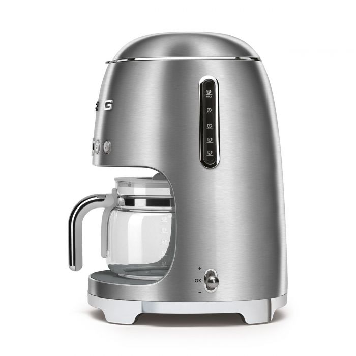 SMEG Filter-Kaffeemaschine 50's Retro Style DCF02SSEU silber