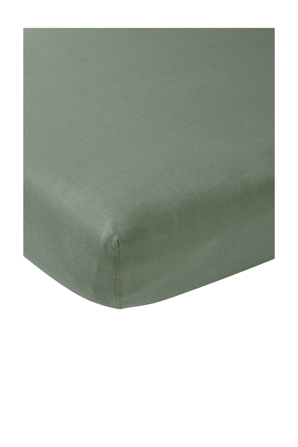 jersey ledikant hoeslaken 60x120 cm forest green