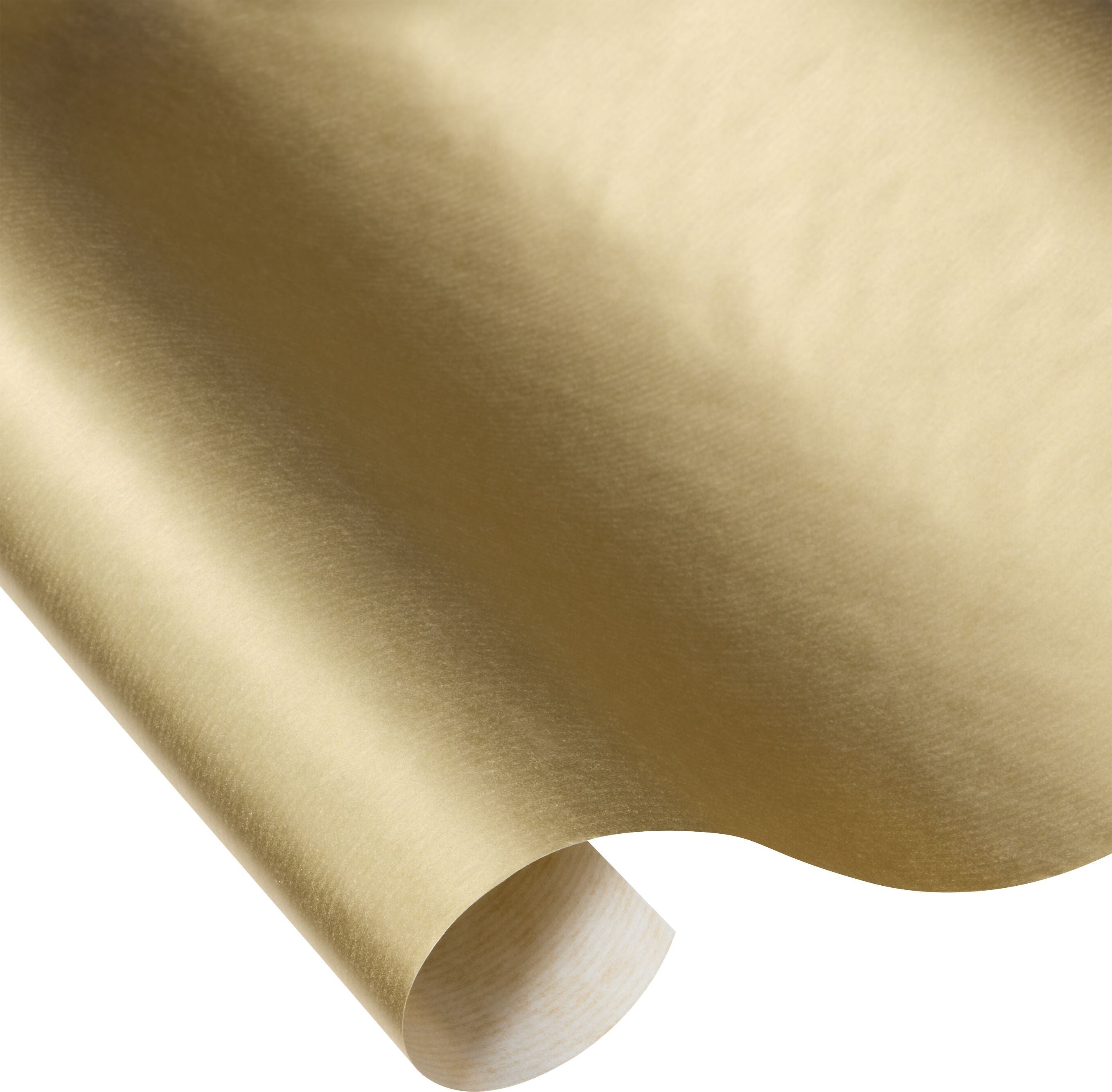 KRAFT UNI Geschenkpapier - Gold / B: 70.0 cm x T: 400.0 cm
