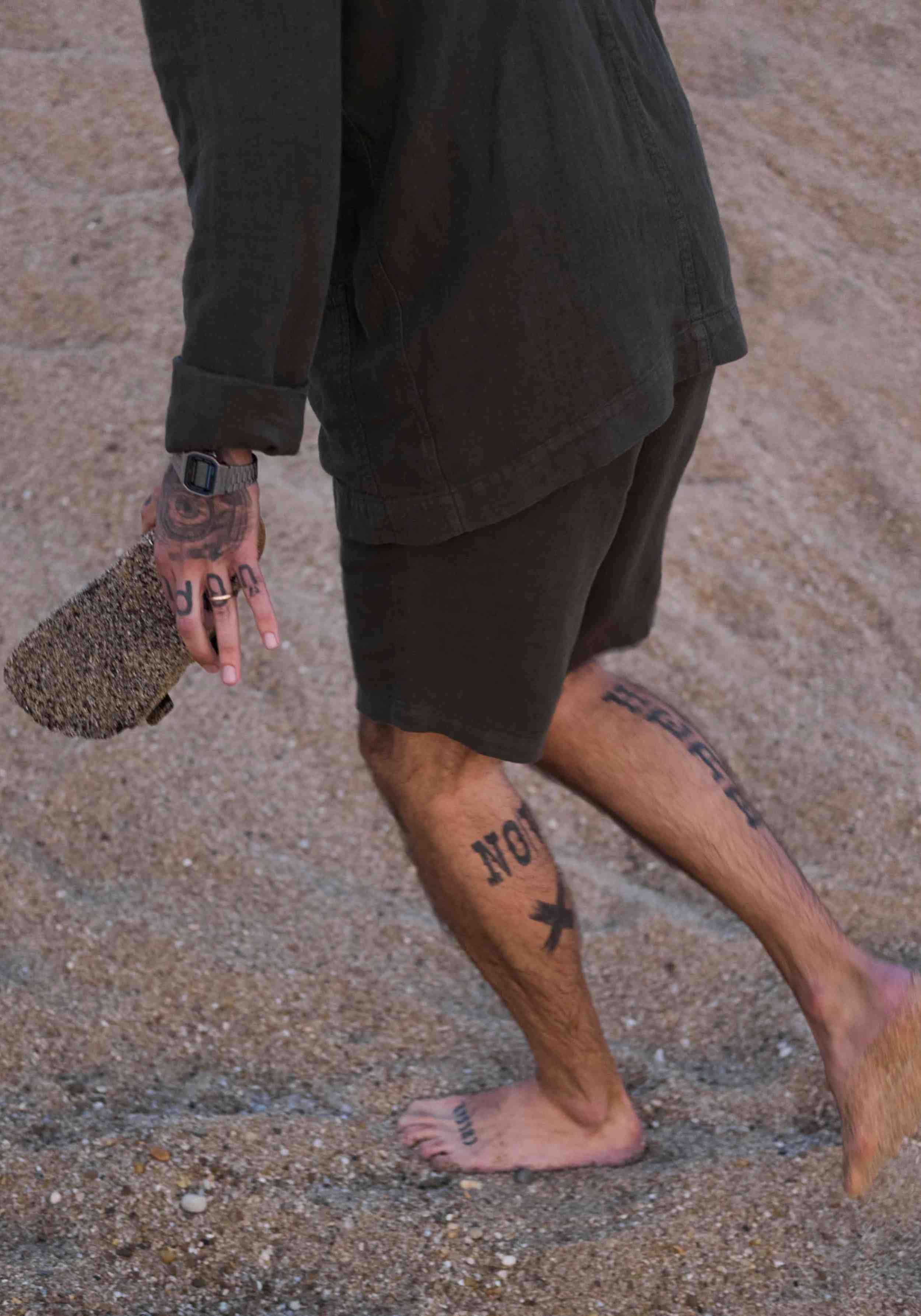 Carpasus Leinen Shorts Ilha Moss