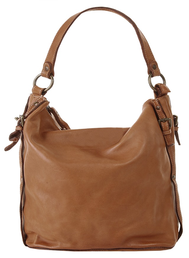 Cluty Umhängetasche echt Leder, Made in Italy